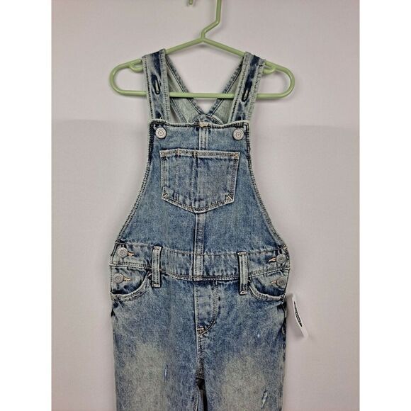 Old Navy Youth Overall,  NWT.   Light Blue Wash,  Size 5. - Picture 2 of 12